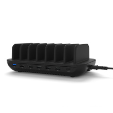 Bekey Fast Multiple Devices Fast Desktop Charger 6 USB Port Charging Station for iPhone